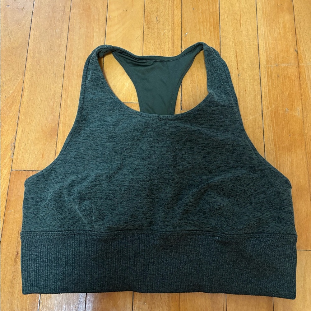 Alo Yoga Alosoft Serenity Bra in M Hunter Green